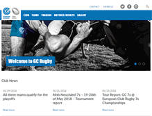 Tablet Screenshot of gc-rugby.ch